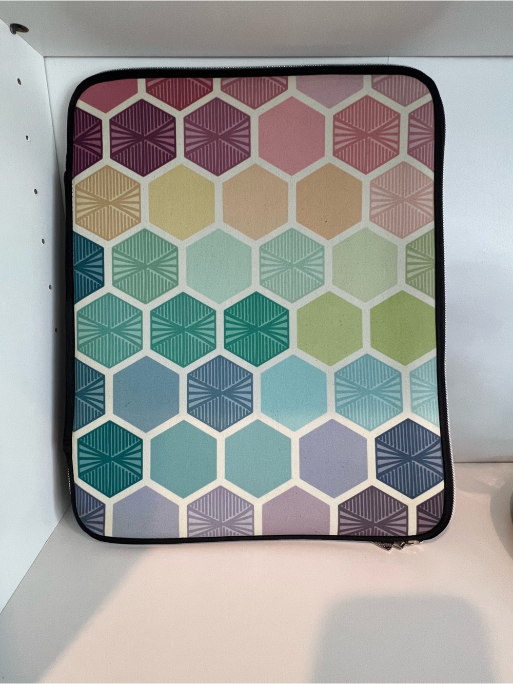 Erin Condren 8.5x11 Pastel Hexagon zippered folio